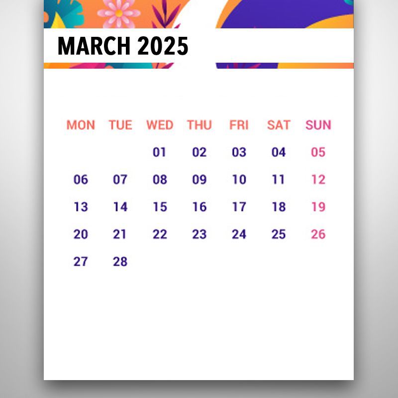 image of 12x12 Calendar