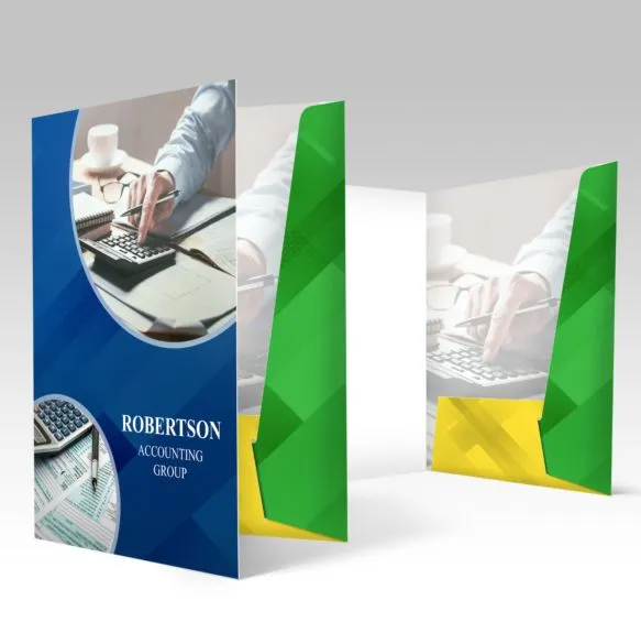 image of Glue-Less 9x12 Presentation Folder