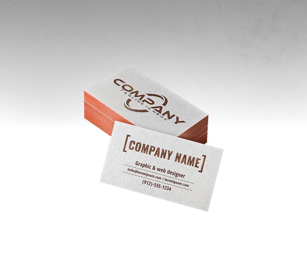 image of painted edge business cards image of painted edge business cards