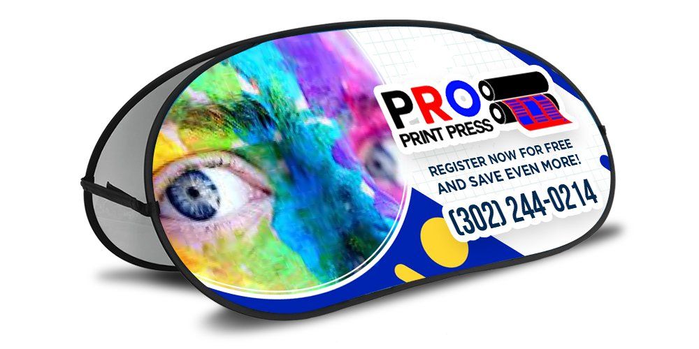 image of a pro print press custom pop up banner image of a pro print press custom pop up banner