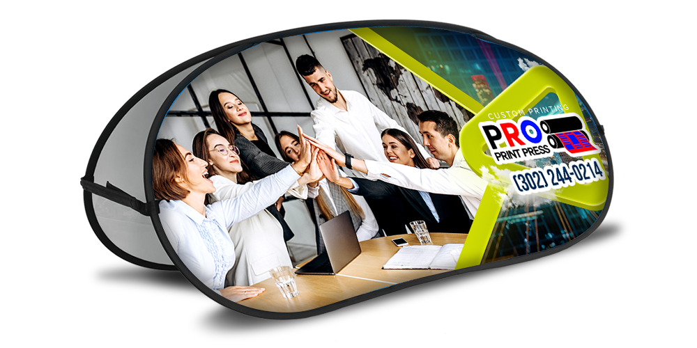 Image of a Custom printed pop up banner Image of a Custom printed pop up banner