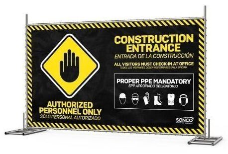 construction sign construction sign