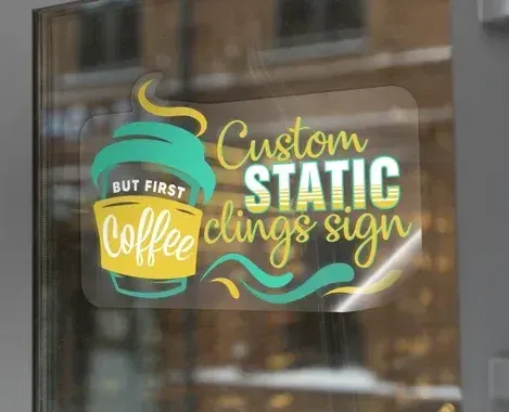 Picture of Custom Window Clings
