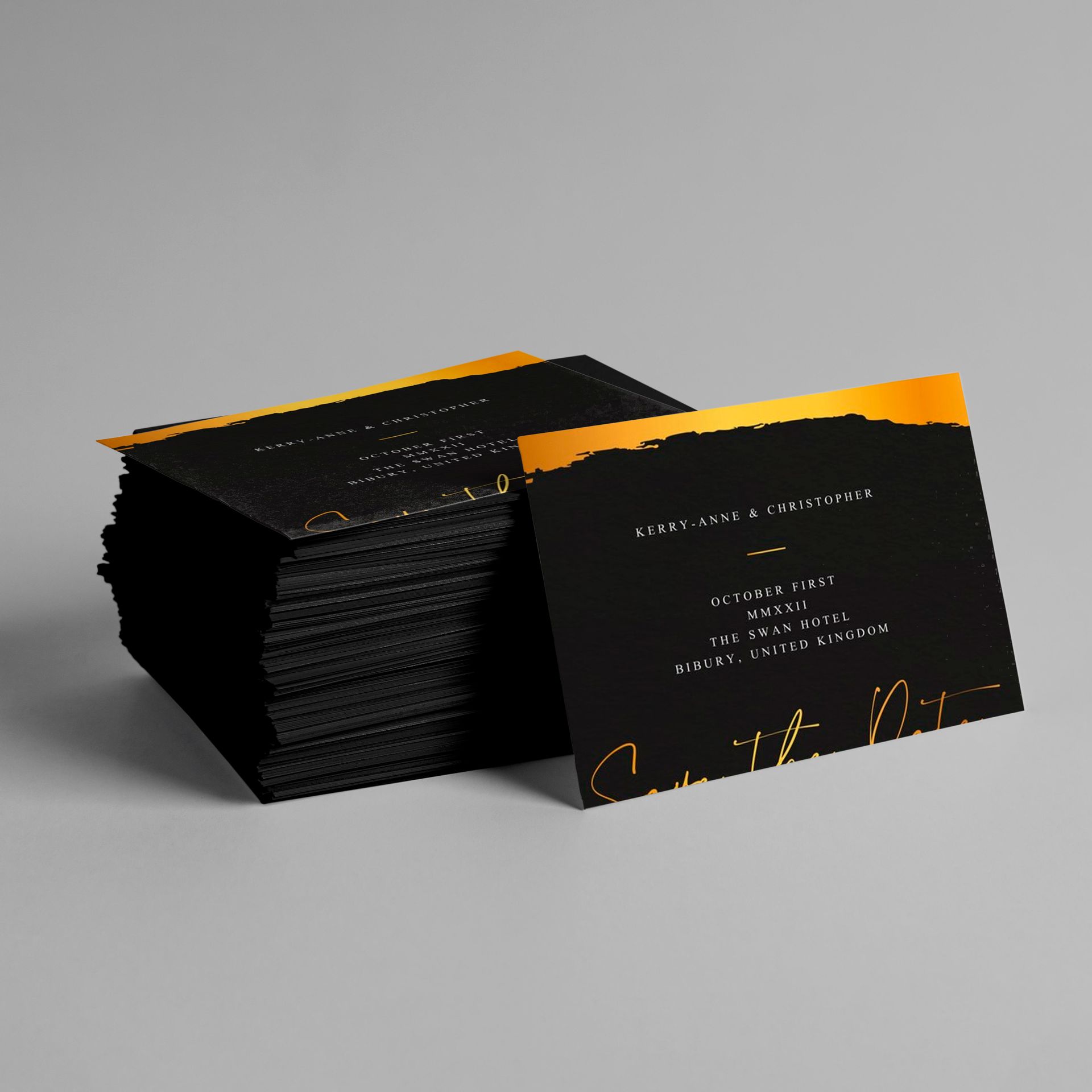 image of Black Edge Postcards