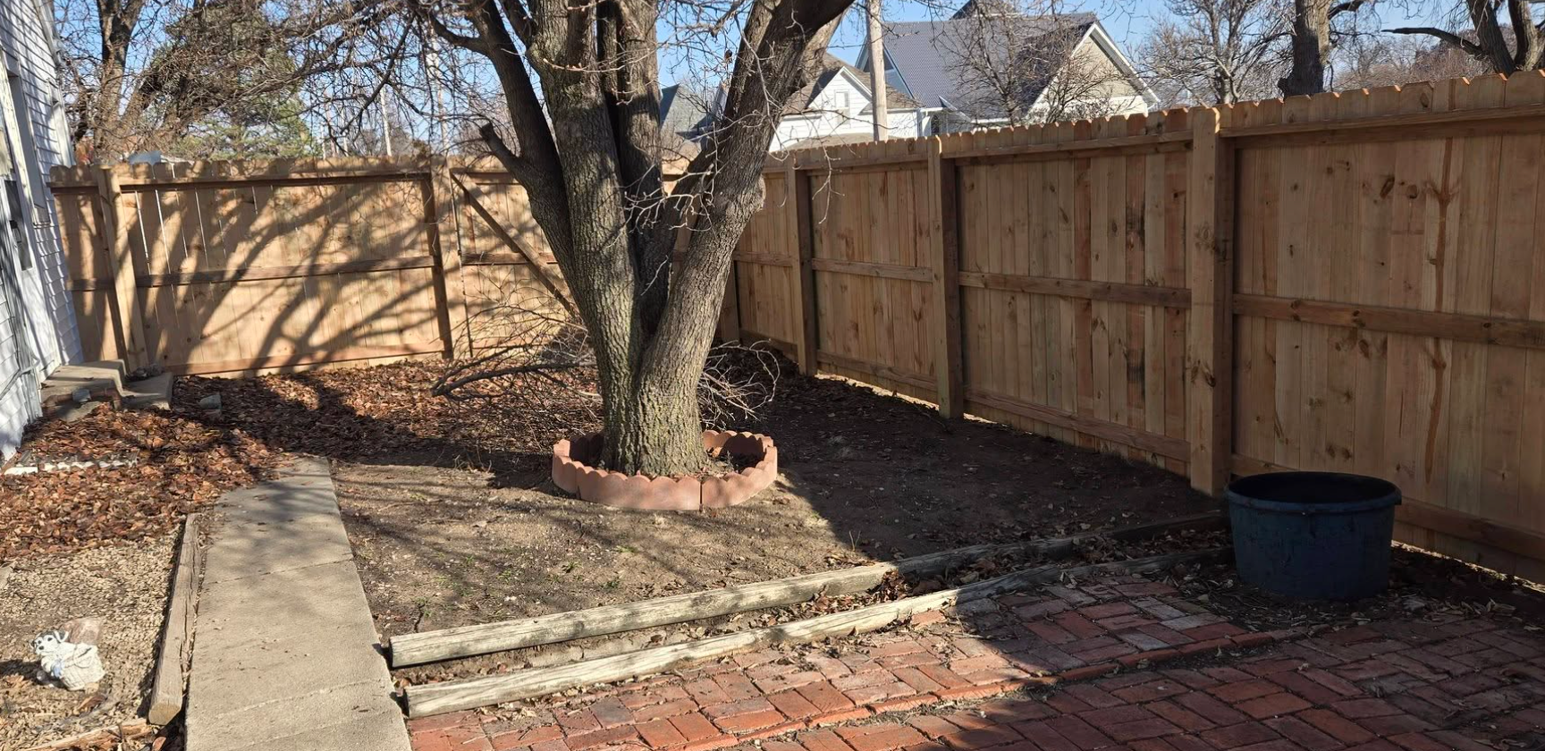 wood fence install o'fallon