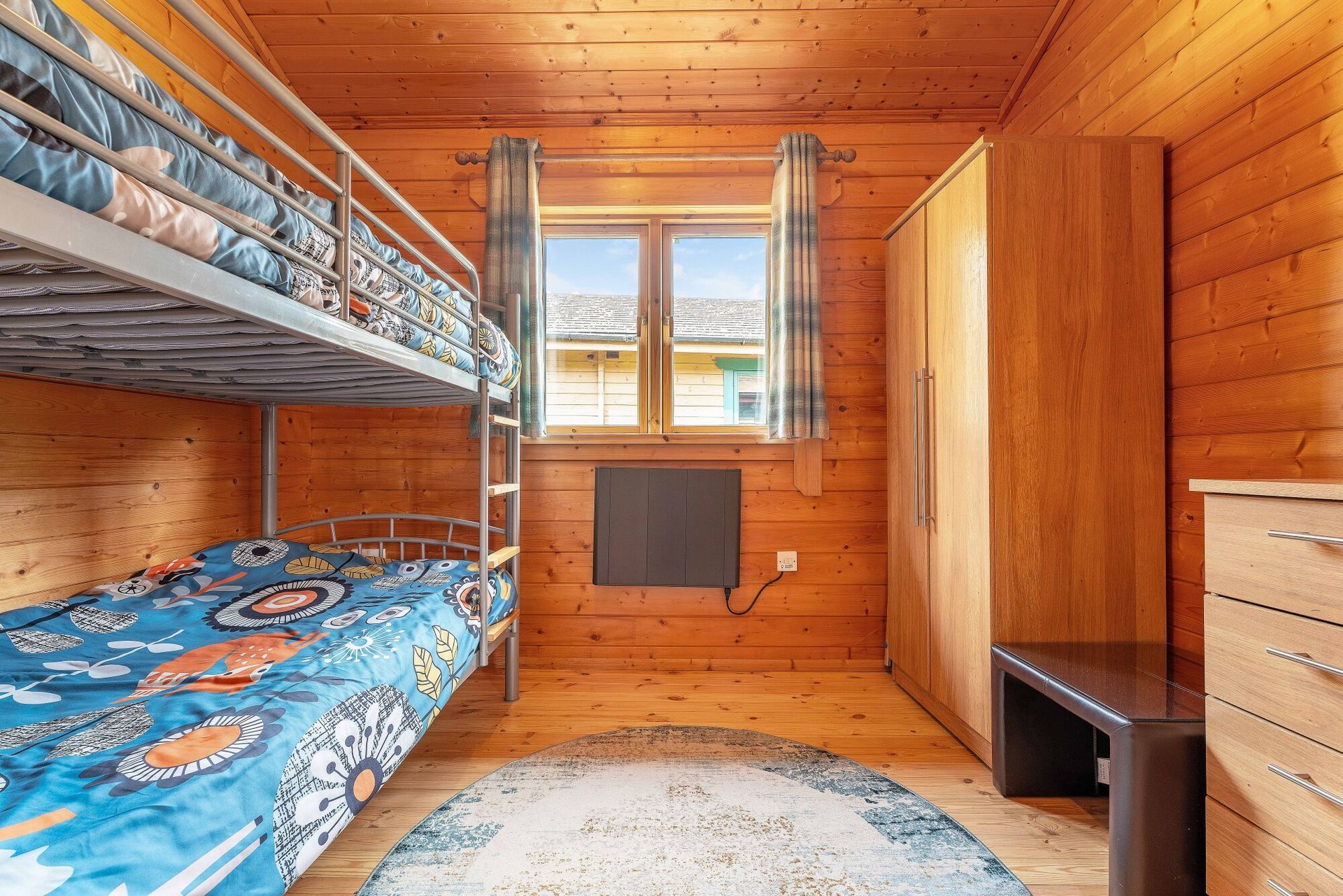 Bunk bedroom at Lodge 5 Heron sleeping up to two guests