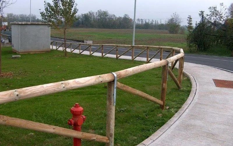Recinzione in legno