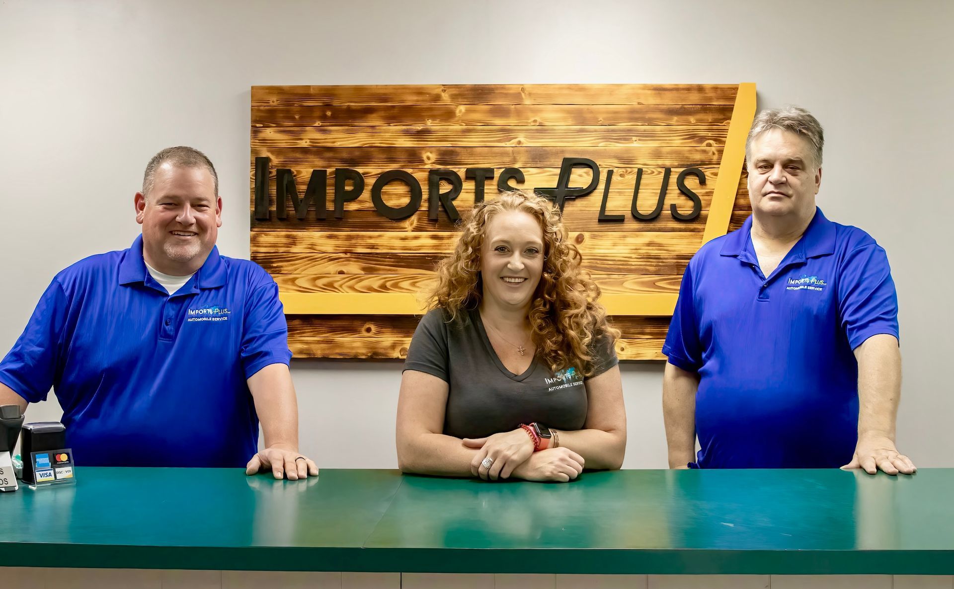 Three Staff Members of Imports Plus | Imports Plus