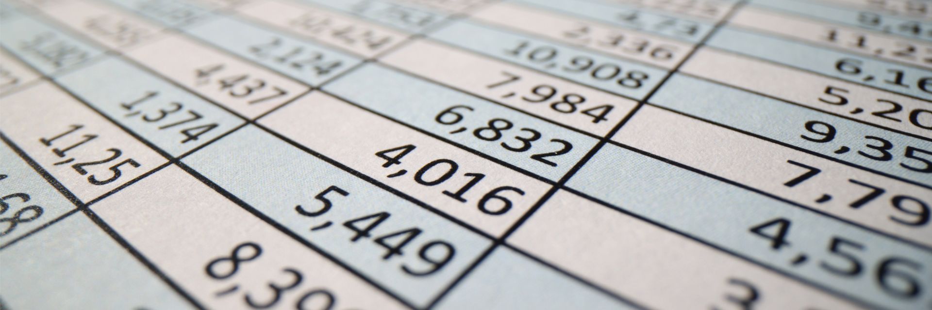 A close up of a sheet of paper with numbers on it.