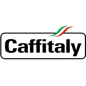 Logo di Caffitaly con testo nero e swoosh rosso-verde su sfondo bianco.