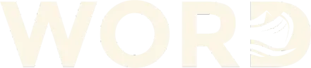 Pale yellow, oversized “WORD” text on a white background, partially cropped at the edges