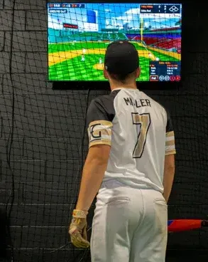 Example of what HitTrax TV is
