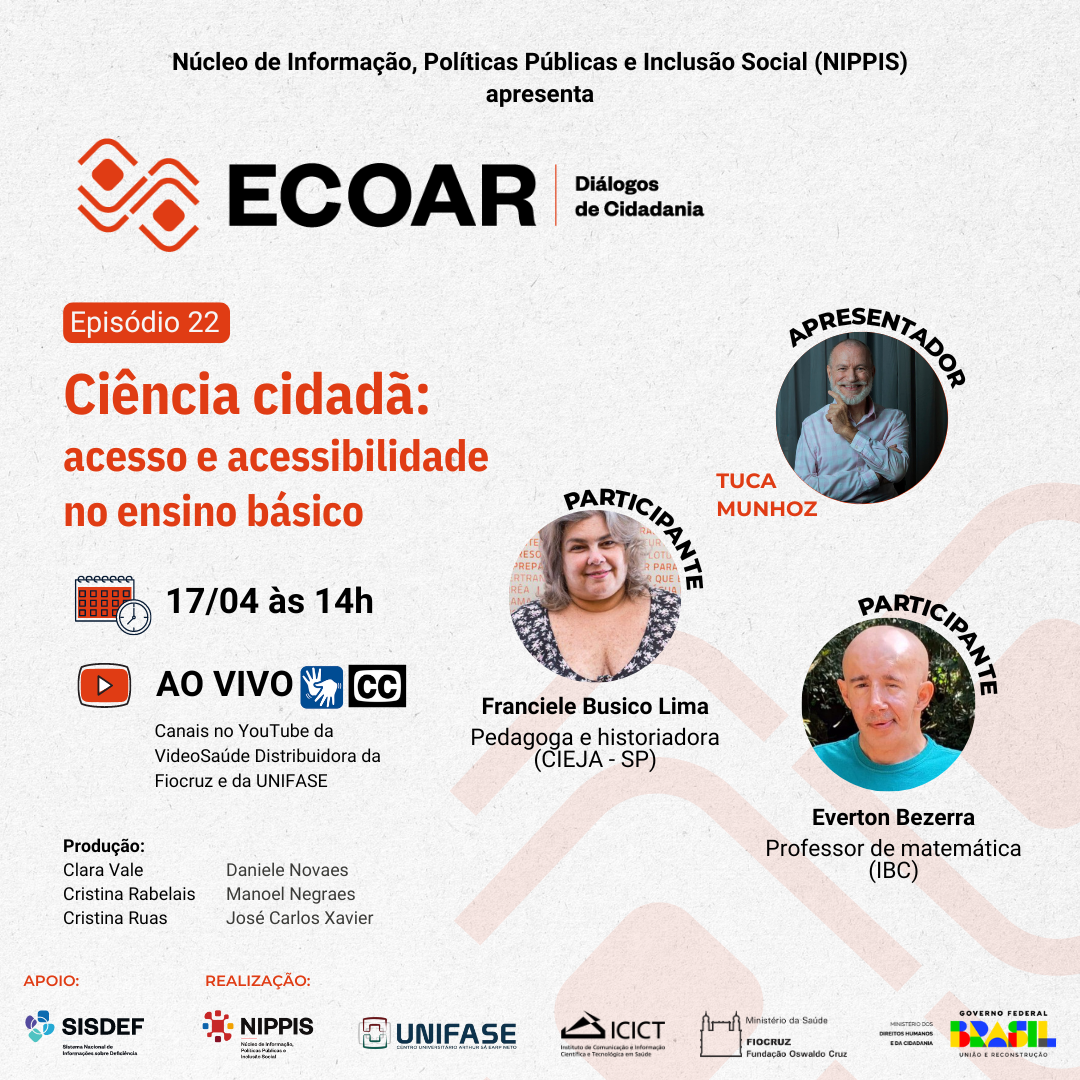 Programa Ecoar debate a igualdade de oportunidades dos alunos com deficiência na formação do ensino básico