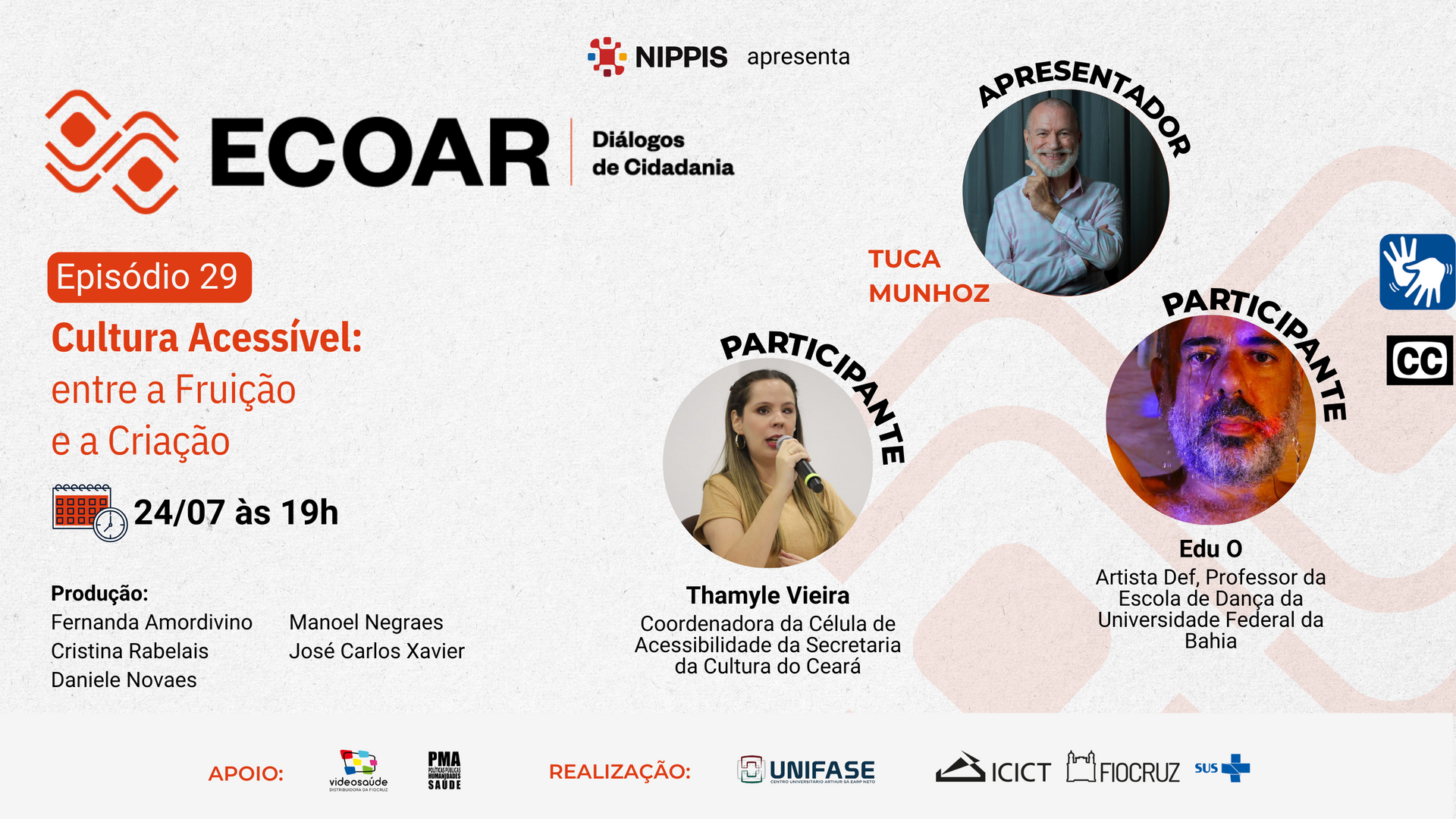Acessibilidade Cultural em Debate no Ecoar – Diálogos de Cidadania