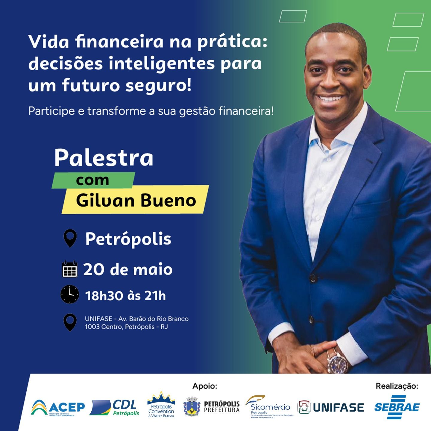 UNIFASE/FMP sedia palestra sobre finanças pessoais com especialista da CNN Brasil