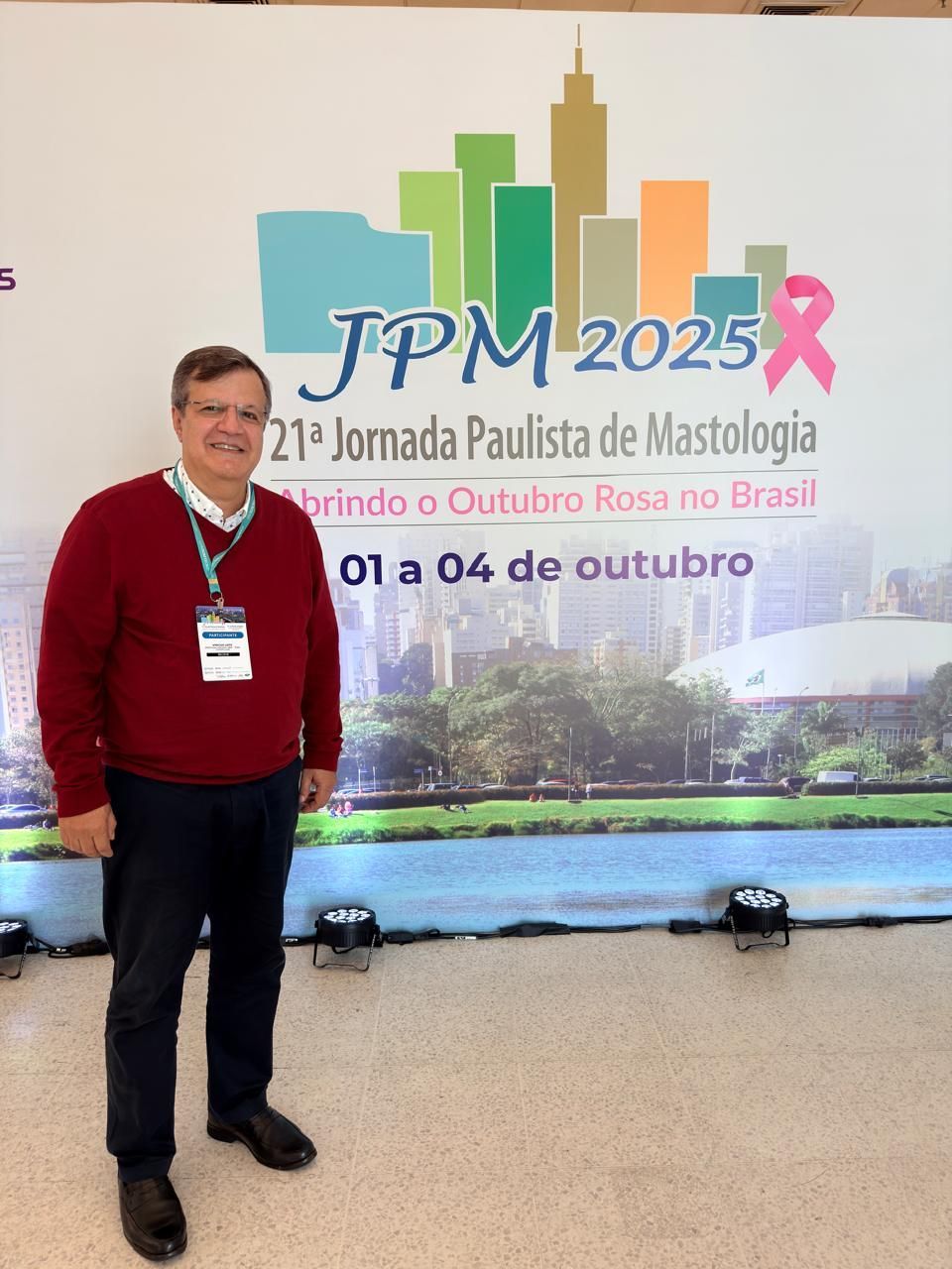 Professor da UNIFASE/FMP, Dr. Carlos Vin&iacute;cius Leite, participa de evento nacional em mastologia