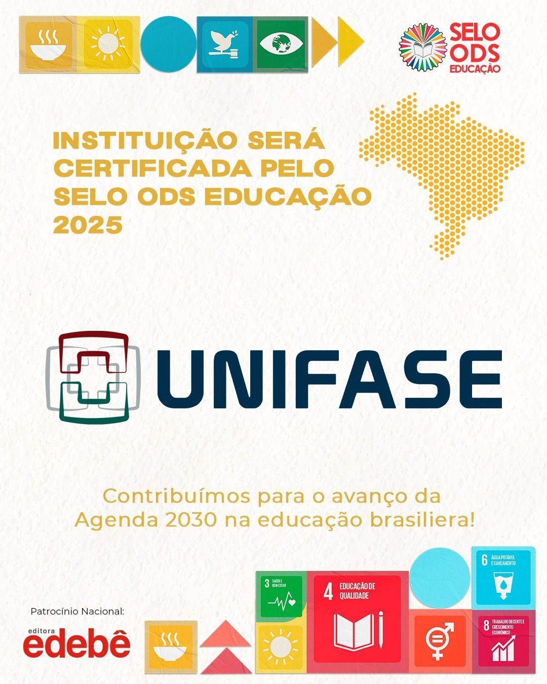 UNIFASE receberá Selo ODS Educação