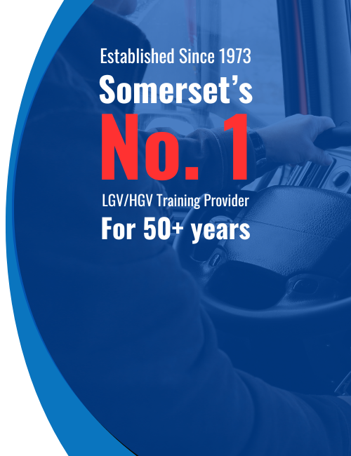 Somerset 's no. 1 lgv / hgv training provider for 50+ years