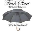Fresh Start Consumer Services logo with a gray umbrella and the slogan &ldquo;We&rsquo;ve Got You Covered&rdquo;