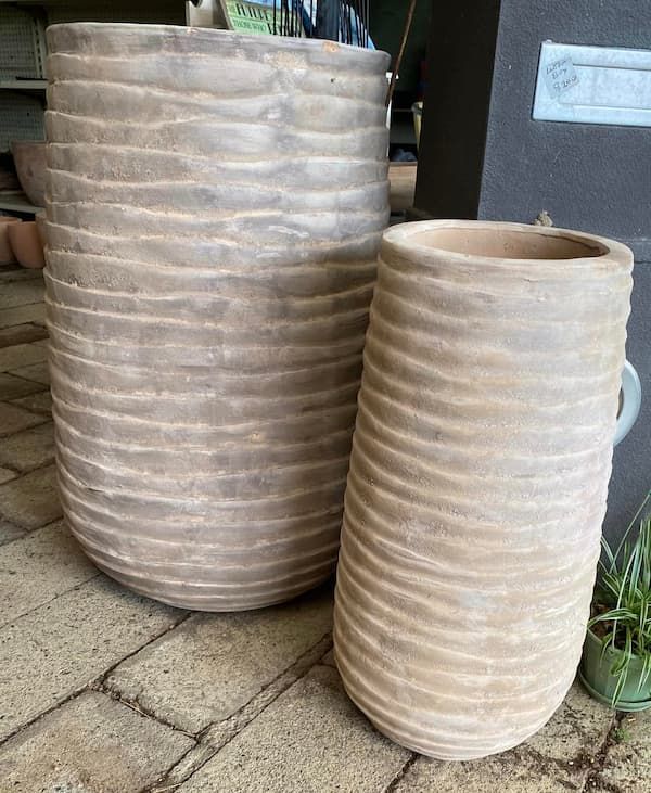 Rustic Plant Potter — Junction Hill Nursery in Junction Hill, NSW