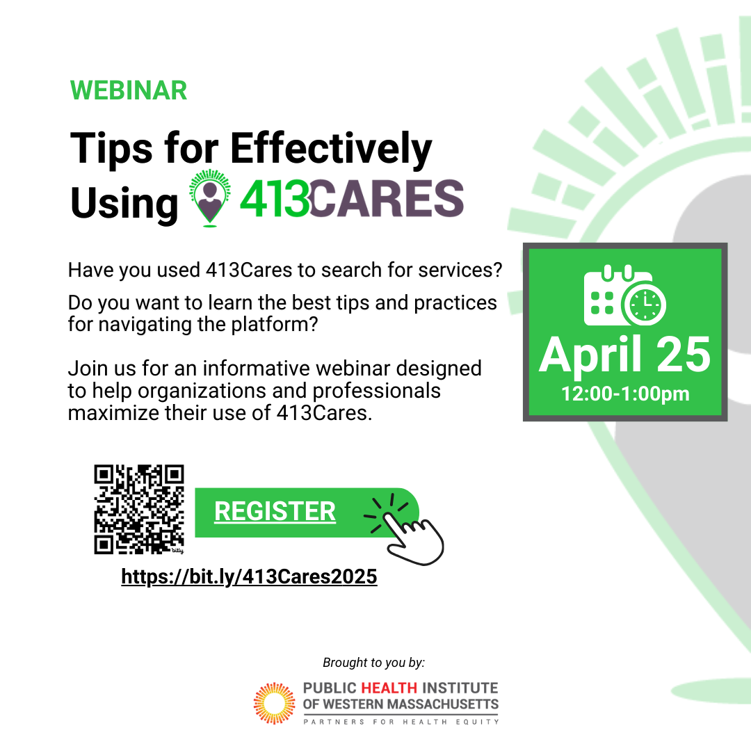 Webinar Tips for Effectively Using 413Cares, April 25 12-1pm
