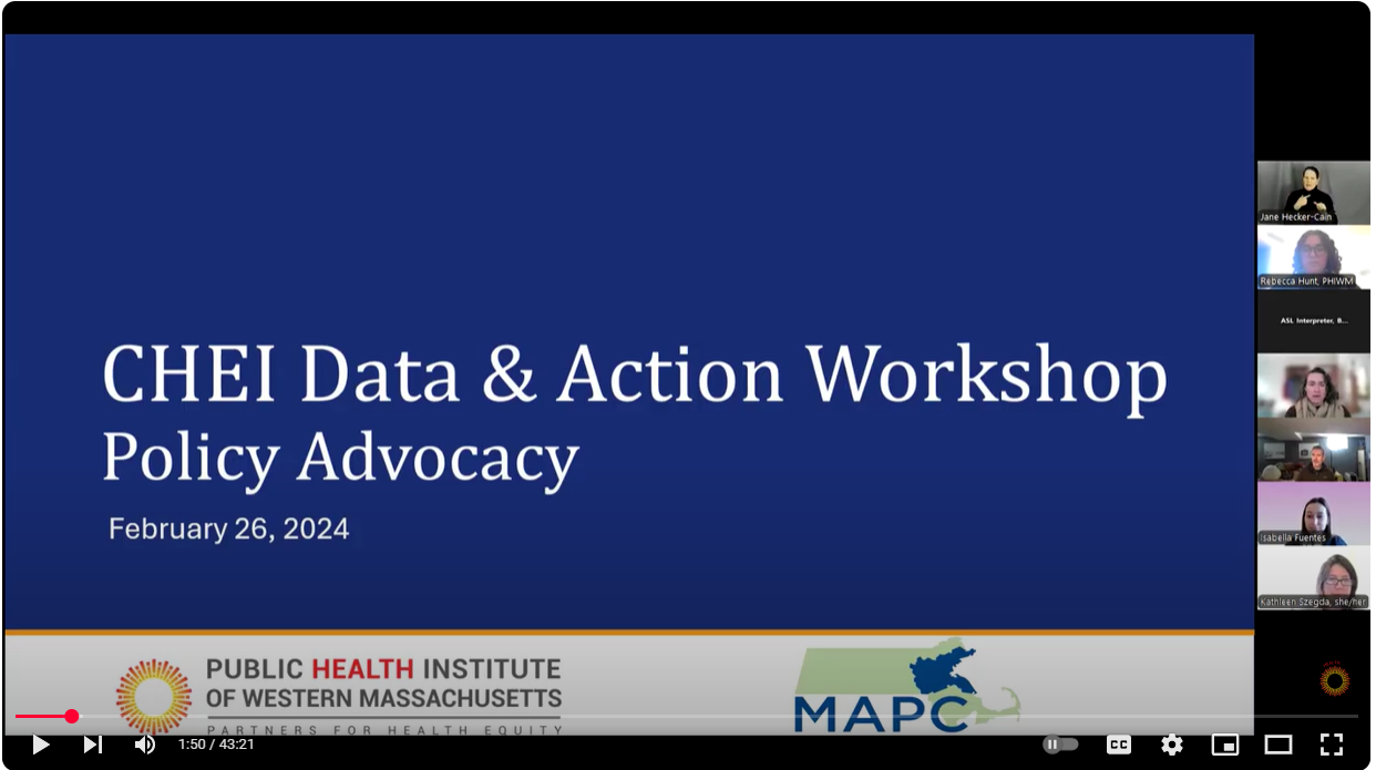 CHEI Data & Policy Action Webinar (Feb 2025)