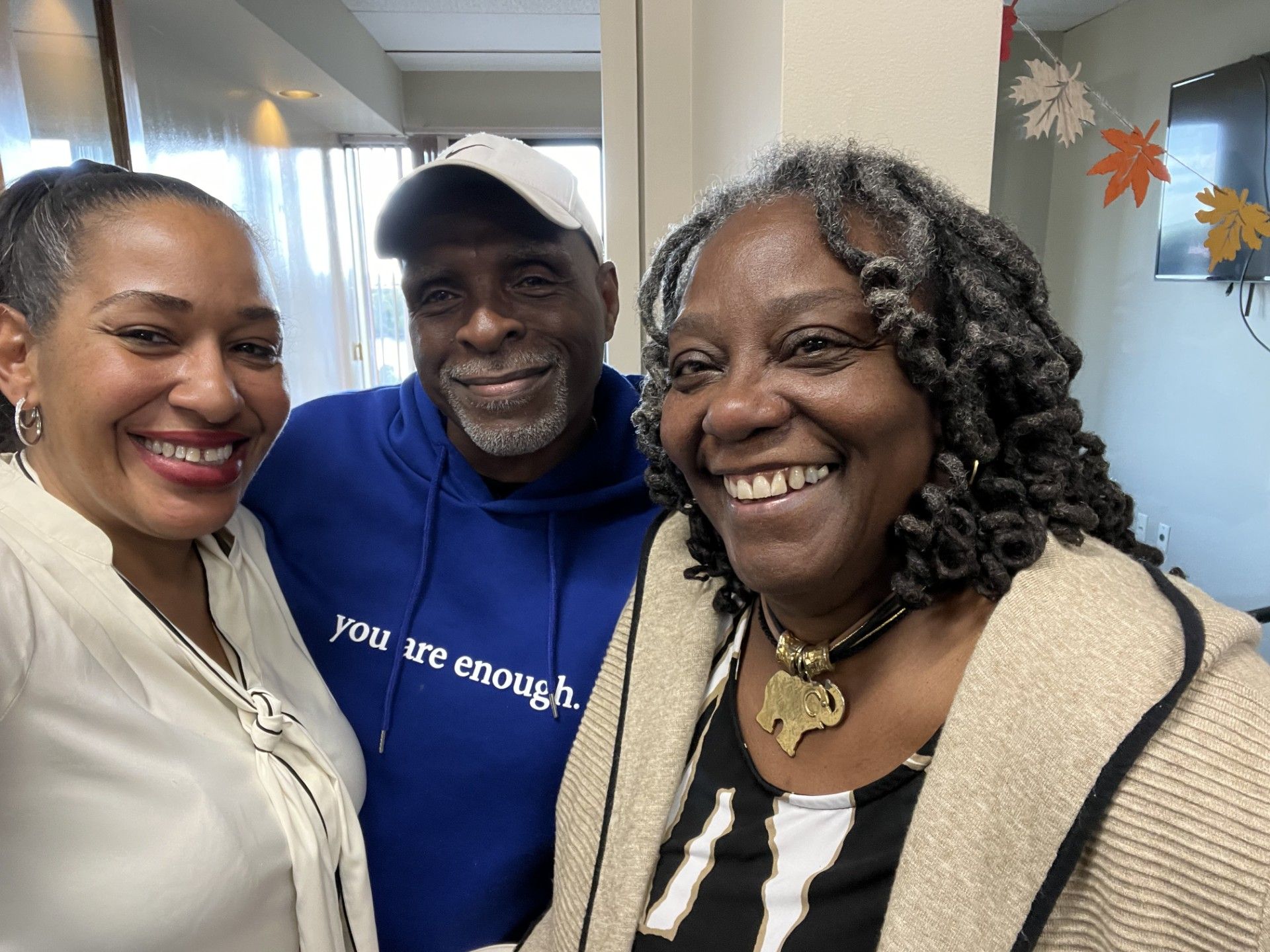 Smiling faces at open house