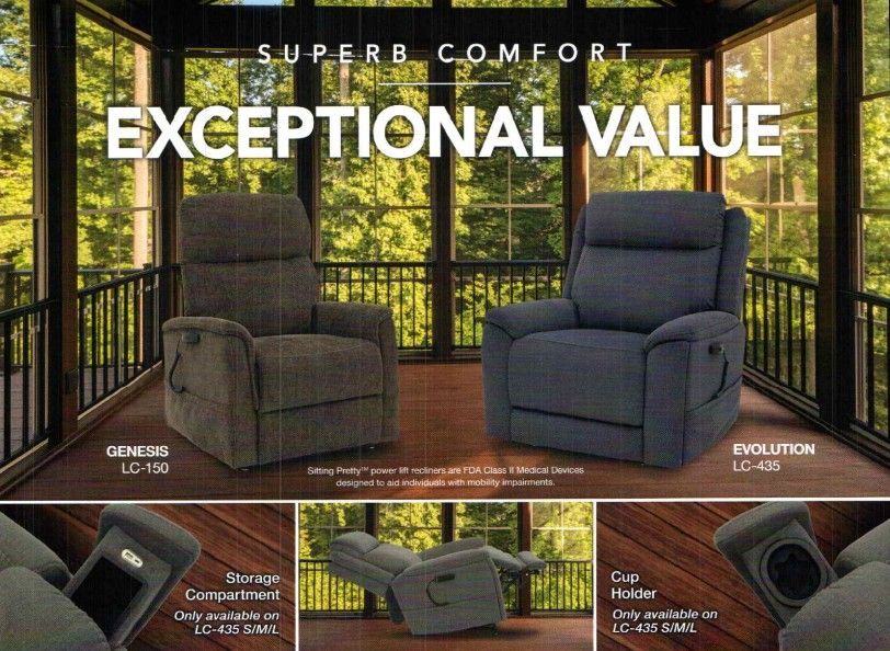 Comfortable power lift chairs