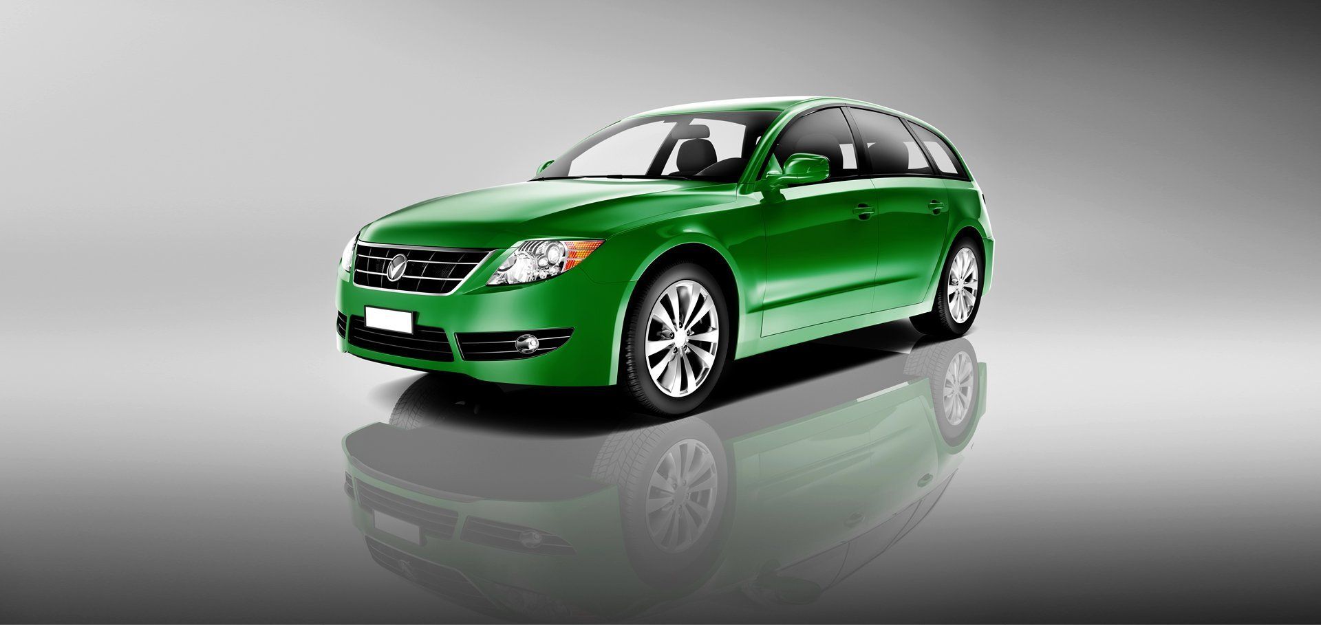 Green car
