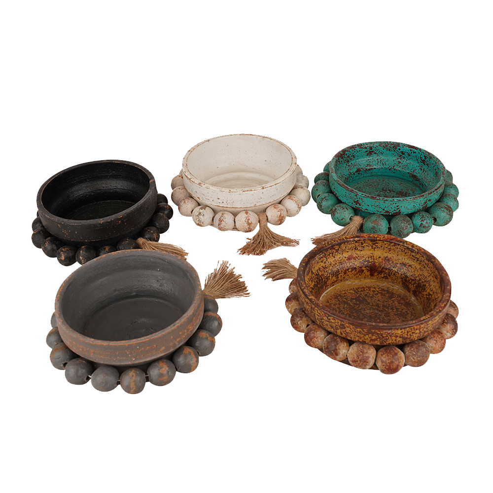 Candle Pour Bowls Wooden Dough Bowls & Clay Vessels