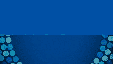 A blue background with polka dots on it