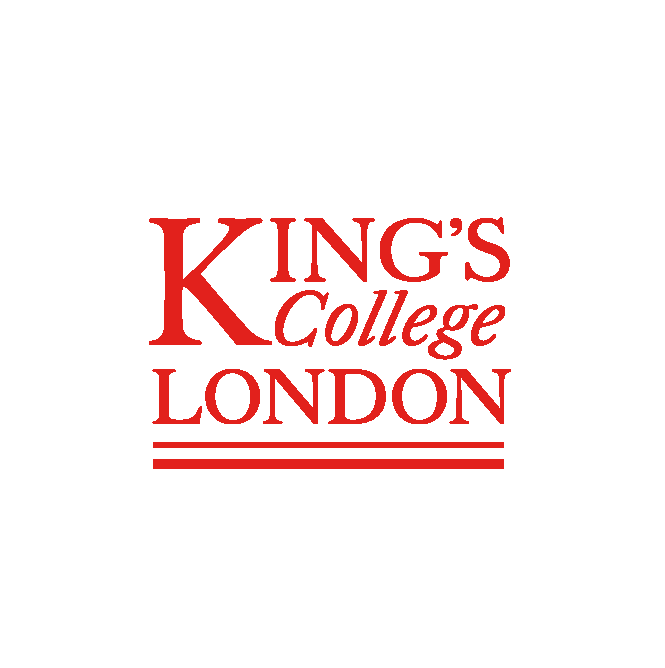 King’s College London red logo on a white background