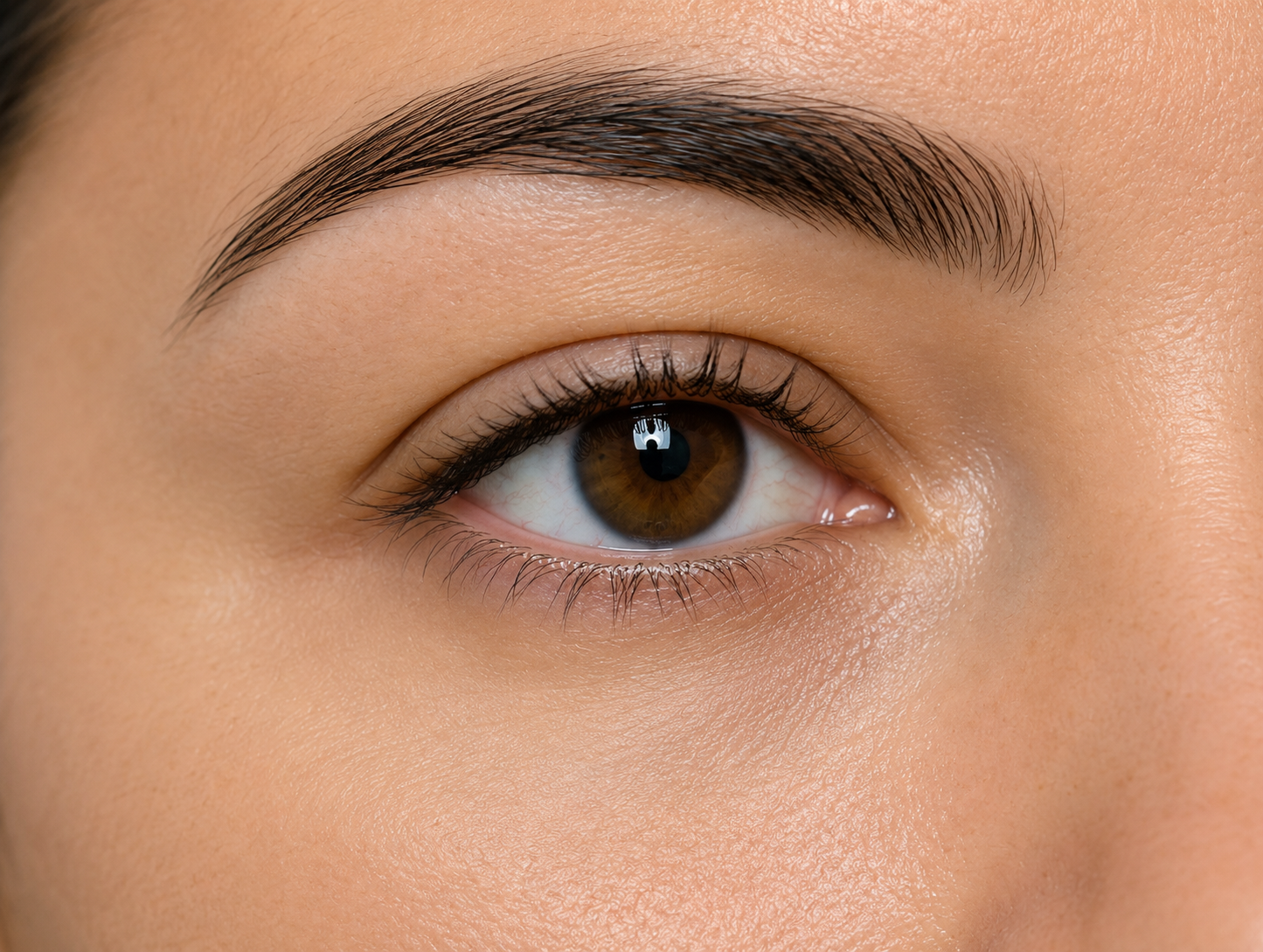 Bright, smooth under eye area after under eye PRF treatment at VIOSA Aesthetics MD in Northridge, CA