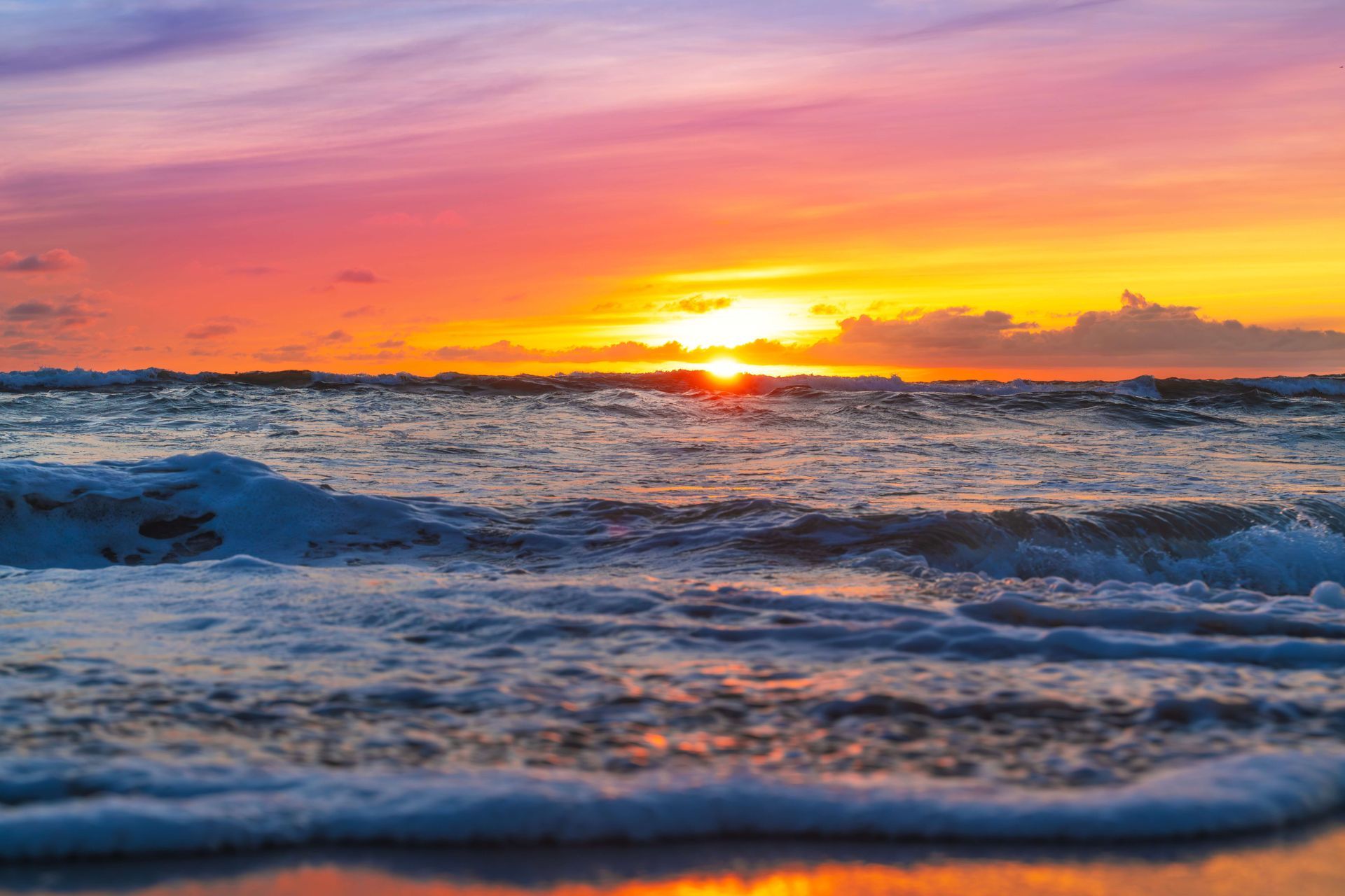 An ocean sunset. Join a Couples Retreat in Orlando Florida and see how wonderful your relationship can be. Retreats for Couples are available in Florida and Beyond.