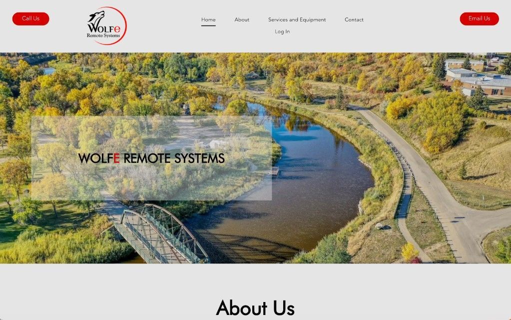 cochrane Website Design For Wolfe Remote Systems