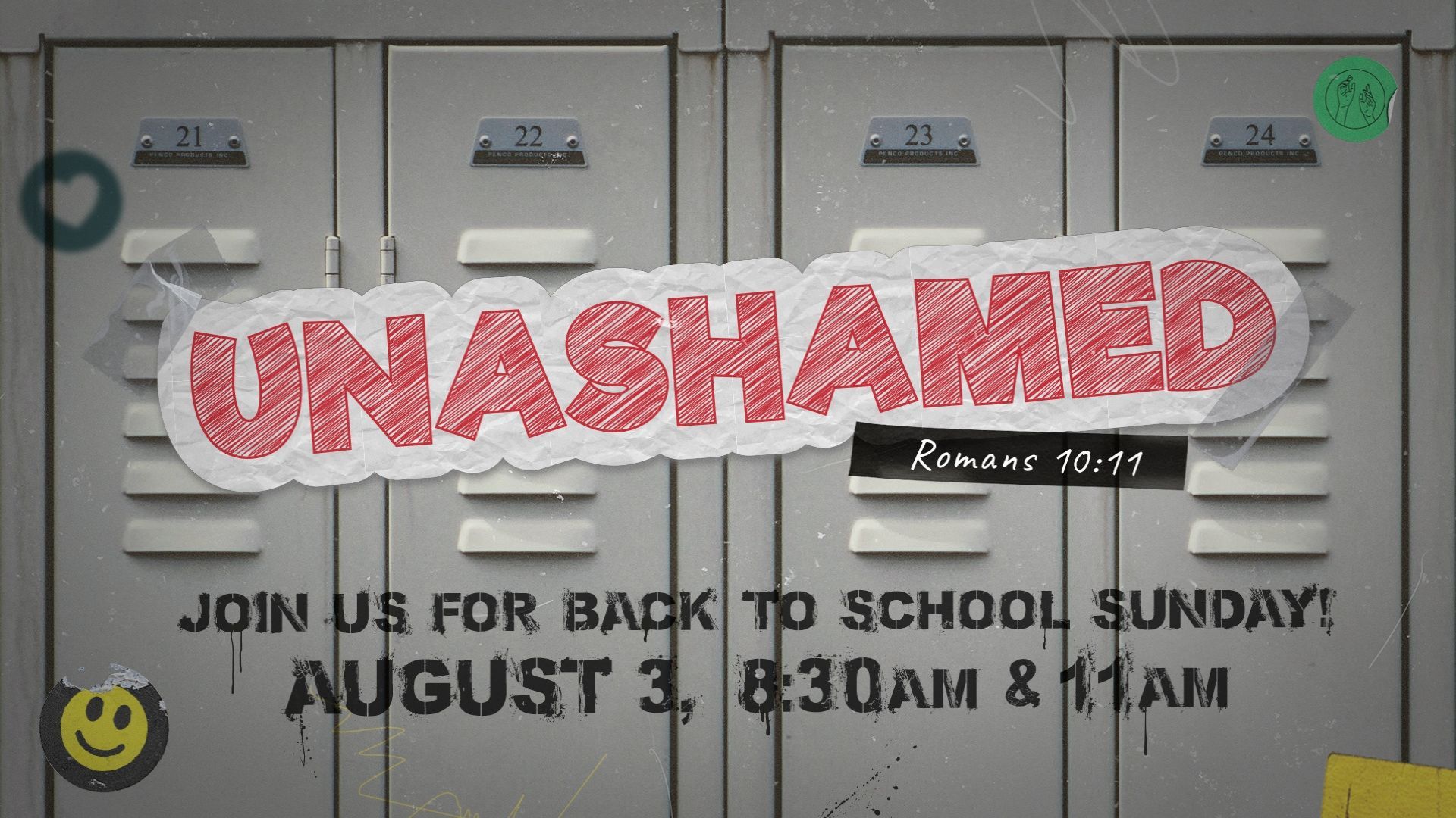 Advertisement for Back to School Sunday: