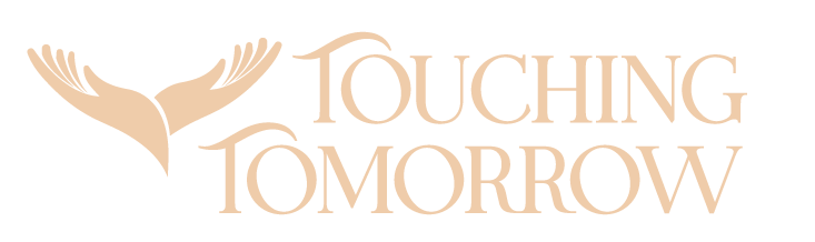 Logo with open hands and text