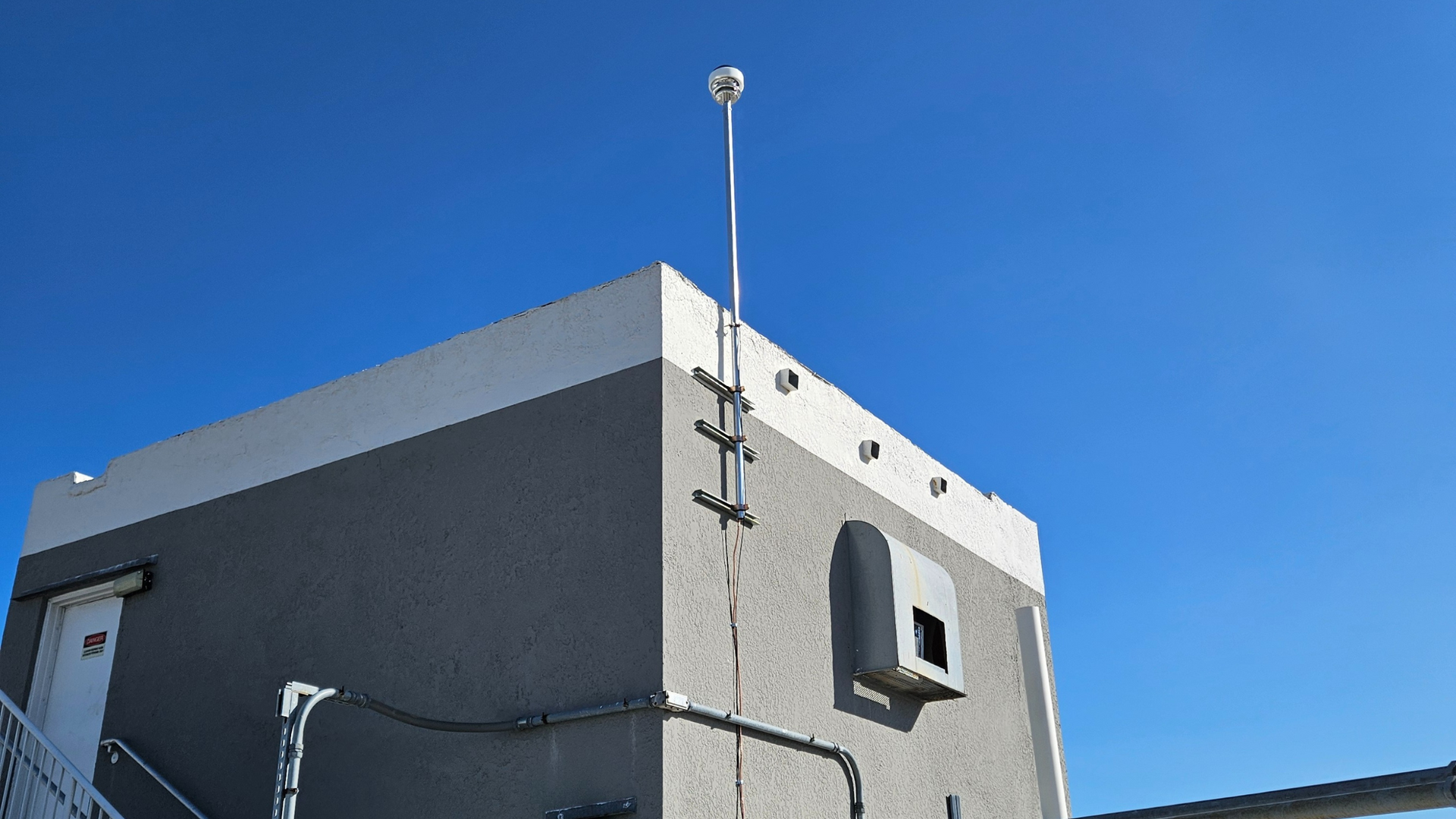 CMCE installed on roof of a building