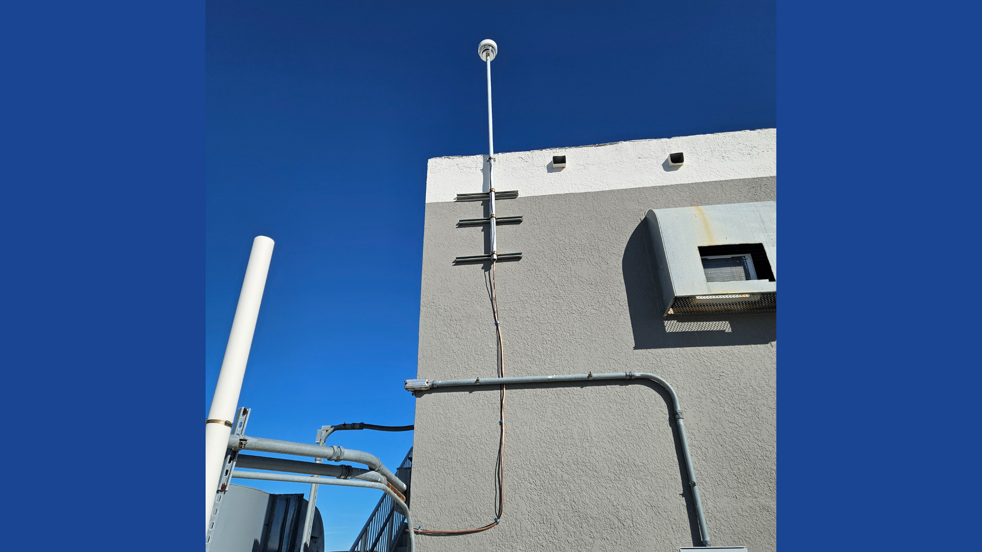 CMCE installed on roof of a building