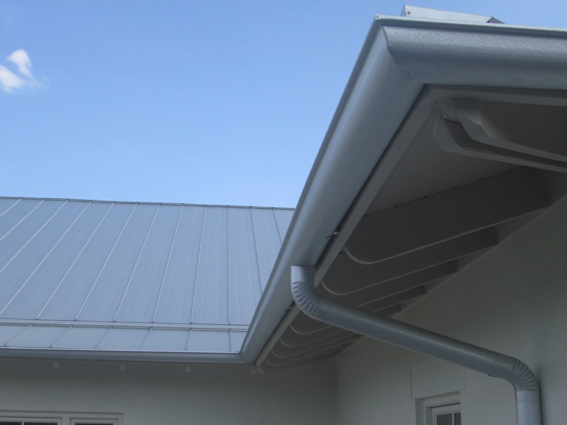 Gray Metal Gutters — Palm Harbor, FL — Sure Fit Gutters