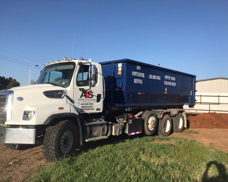 Roll off dumpster in Odessa, TX