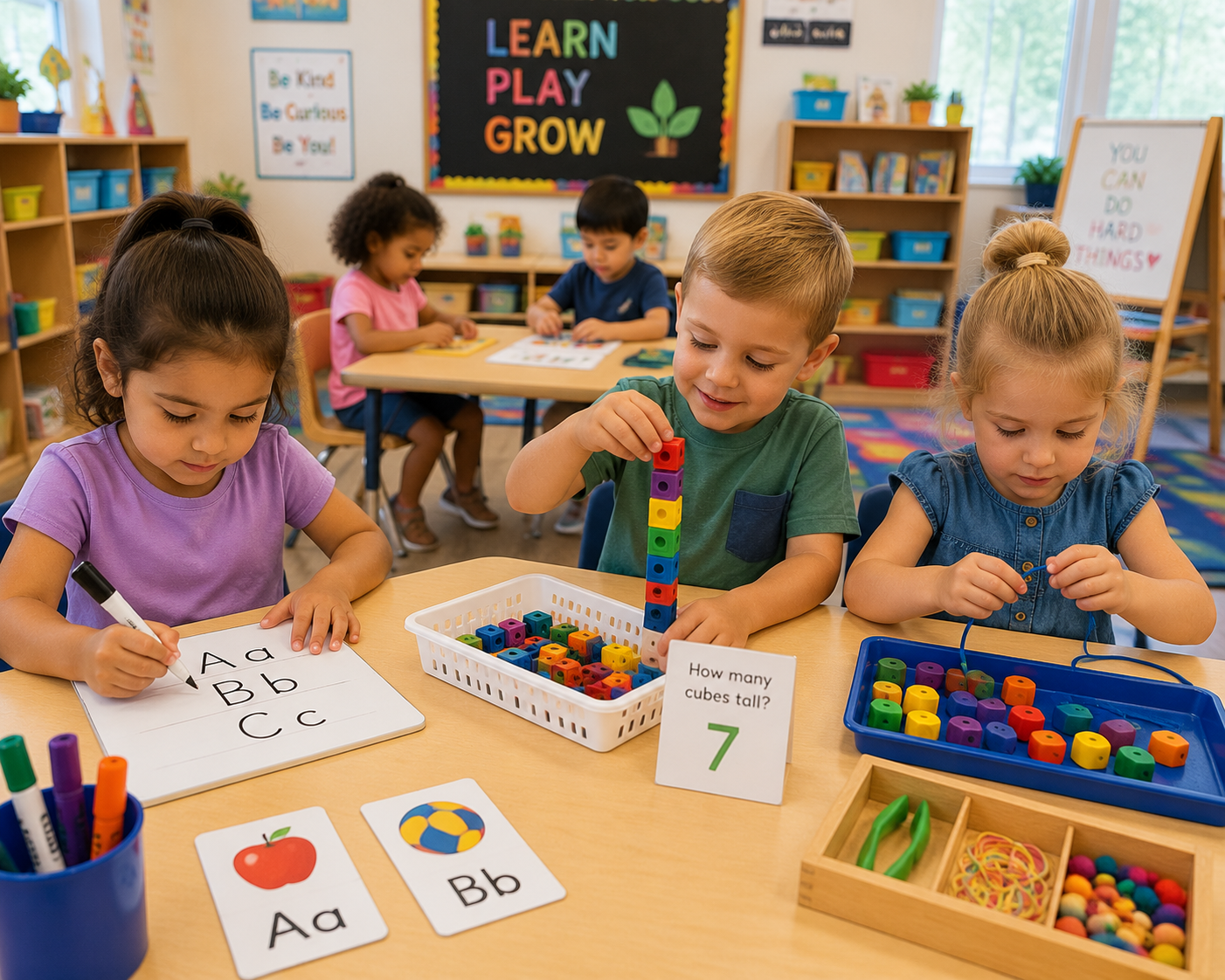 kindergarten prep activities for preschool children