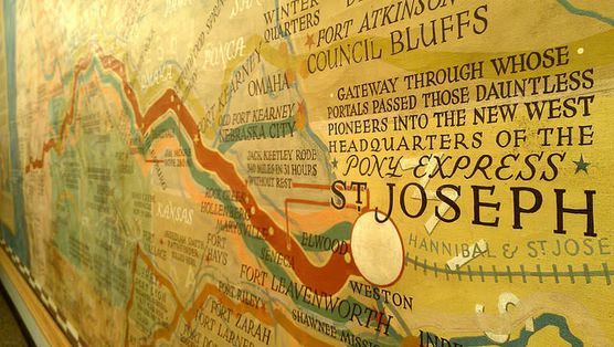 Pony Express Map