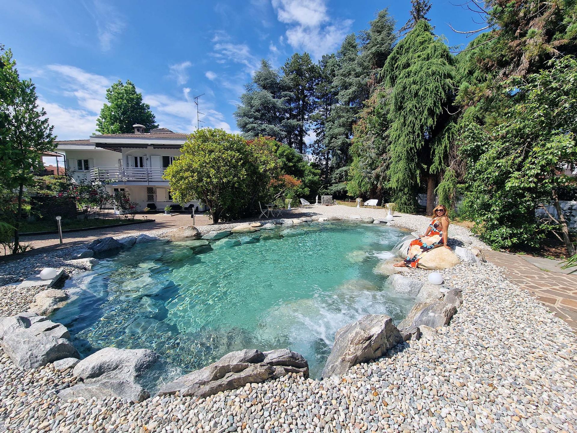 piscina alpina naturale realizzata da Rocks Design
