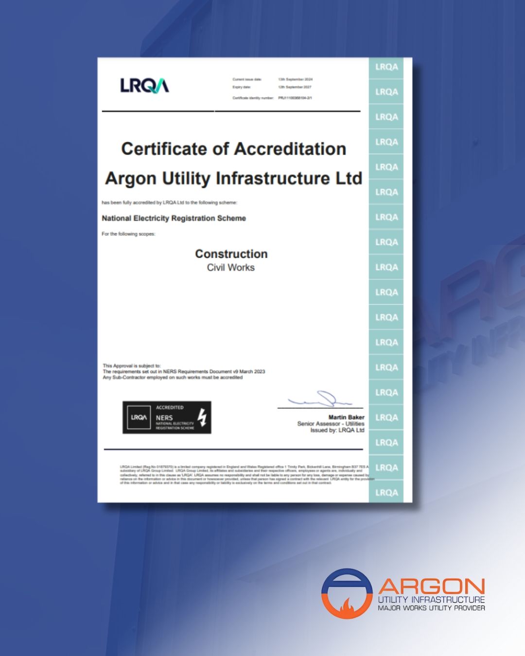NERS Construction - Civils Accreditation