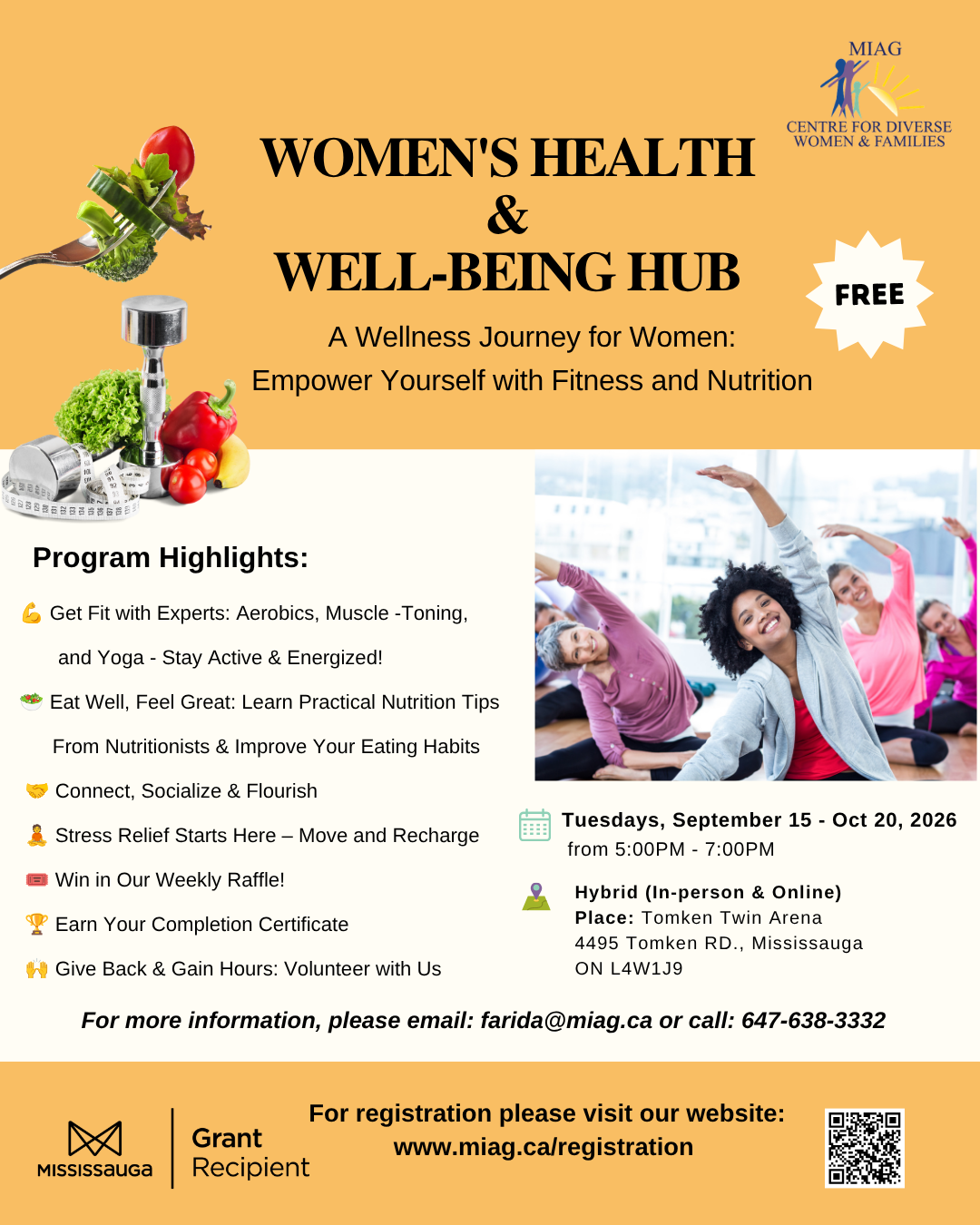 Flyer for a workshop on healthy family relationships and positive parenting, with a silhouette of a family at sunset.