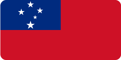 A red and blue flag with three white stars on it.