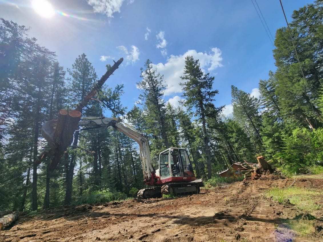 Big Excavator — Spokane Valley, WA — Junk Grunts LLC