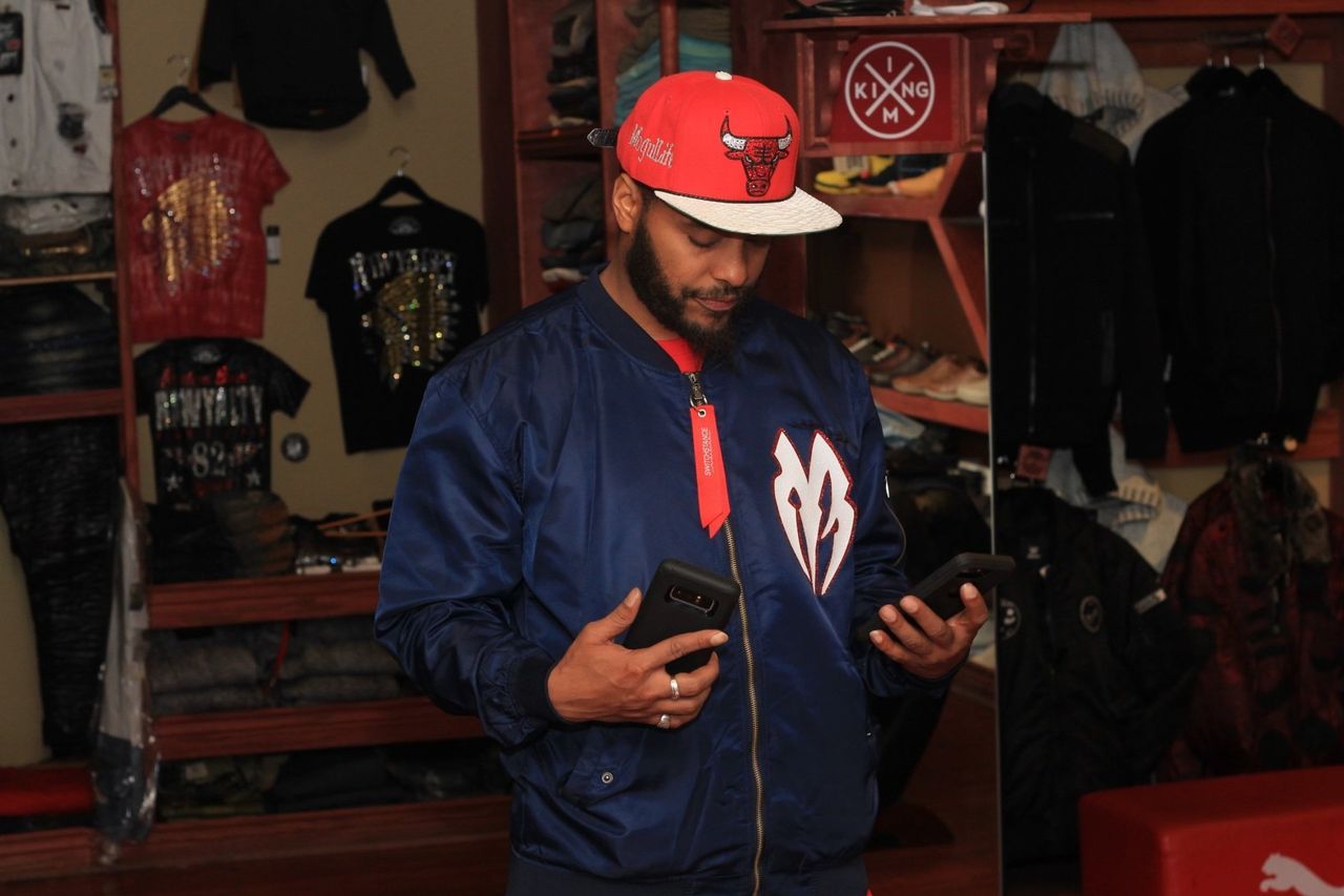 Man On The Clothing Store Man On The Clothing Store