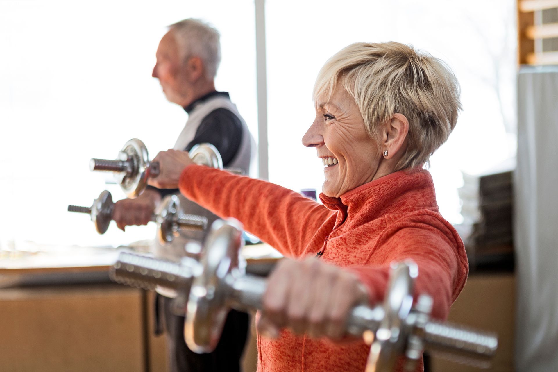 Senior Couple Working Out - Pittsburgh, PA - Anchor PT